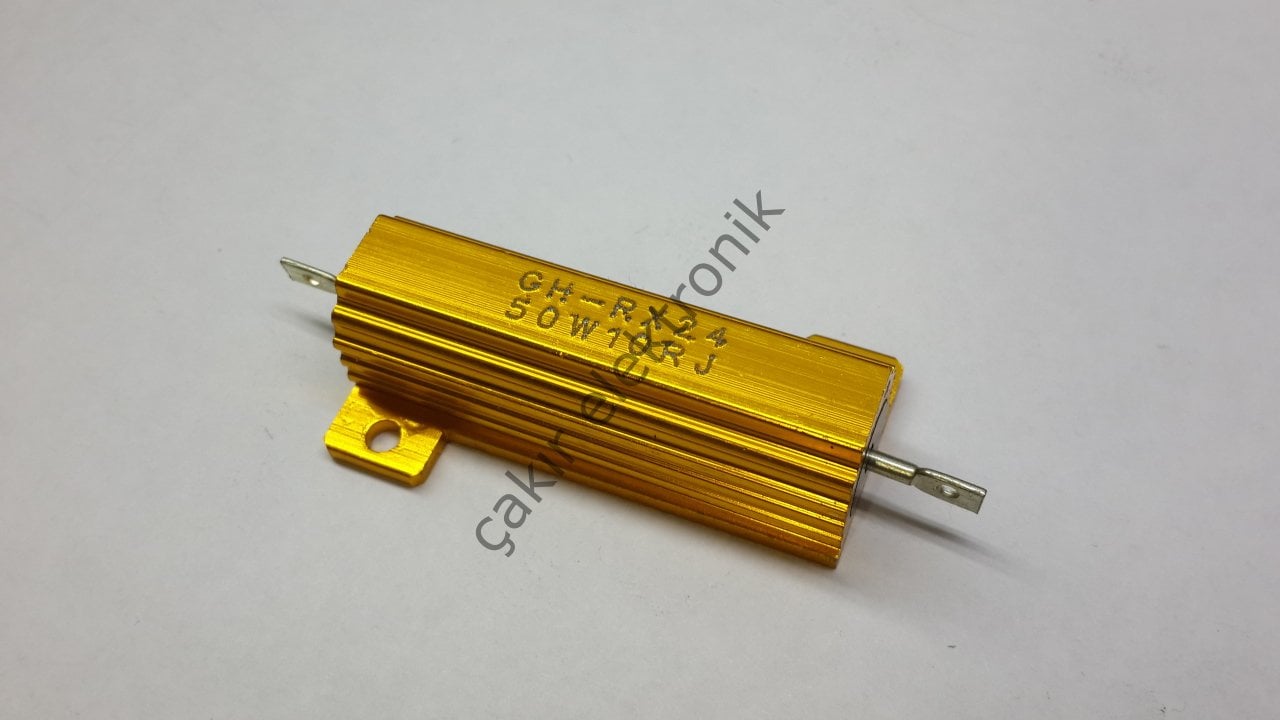 10R 50W - 10OHM 50W - ALUMINYUM DİRENÇ 10 OHM -RX24 50W.