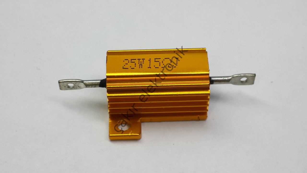 15R 25W - 15OHM 25W ALUMİNYUM 25W DİRENÇ   RX24-25W.