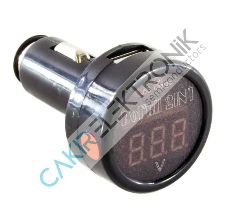 DF-01-PV.1  ARAÇ TİPİ ŞARJ  12-24V USB TELEFON ŞARJ  5V 2,1A ÇIKIŞ