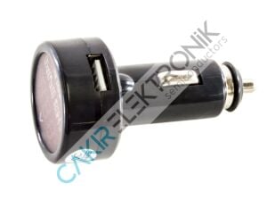 DF-01-PV.1  ARAÇ TİPİ ŞARJ  12-24V USB TELEFON ŞARJ  5V 2,1A ÇIKIŞ