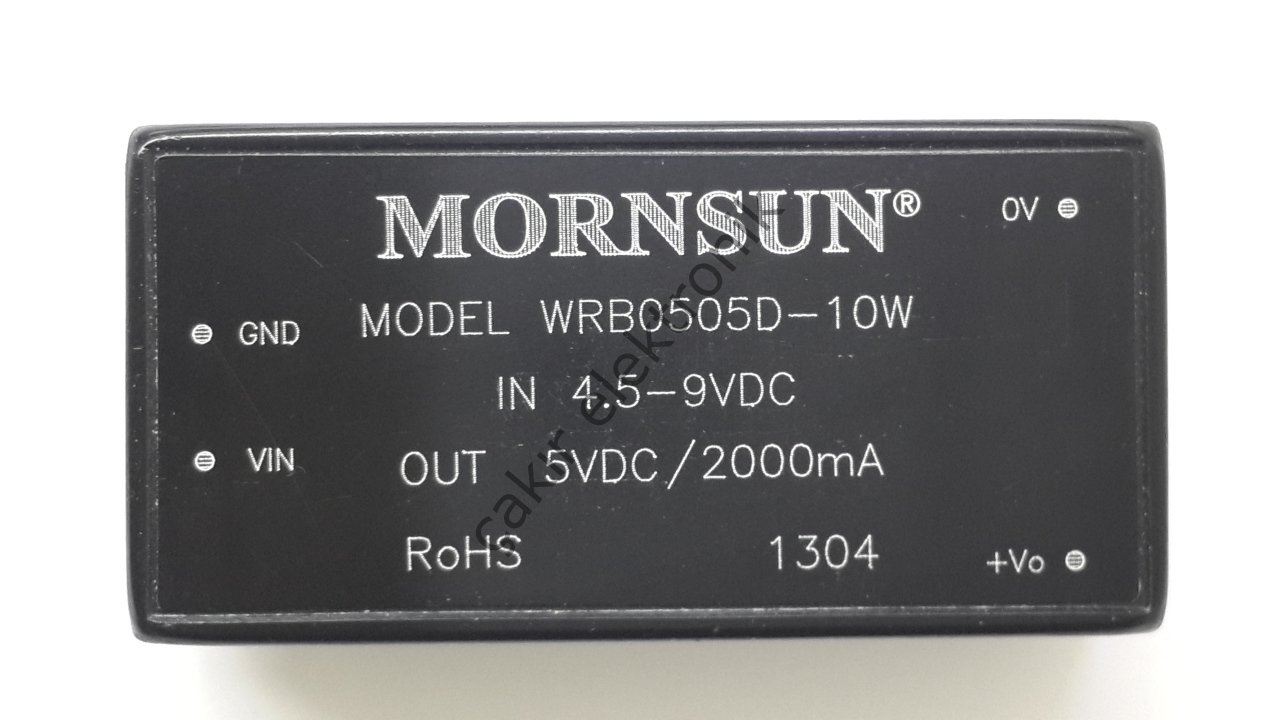 WRB0505D-10W - İNPUT 4,5-9V. - OUTPUT 5V. 2000MA.