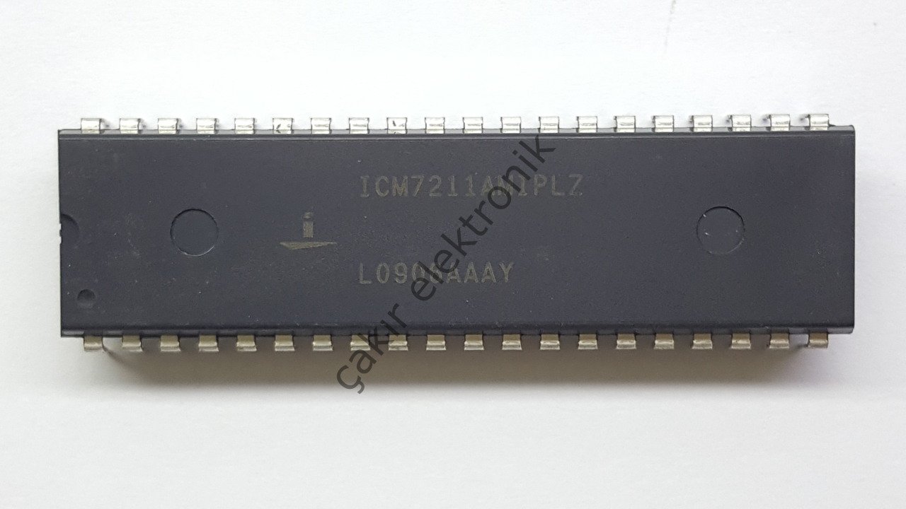 ICM7211AMIPL - ICM7211AMIPLZ - ICM7211 - IC LCD DISPLAY DRVR 4DGT