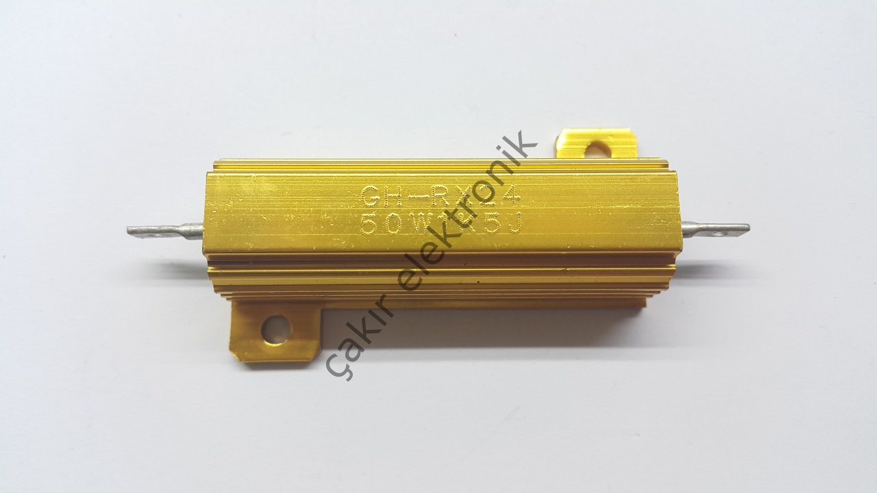 1,5K 50W - 1.5K 50W - 1K5 50W - 1,5KR 50W - ALUMINYUM  50W DİRENÇ RX24-50W