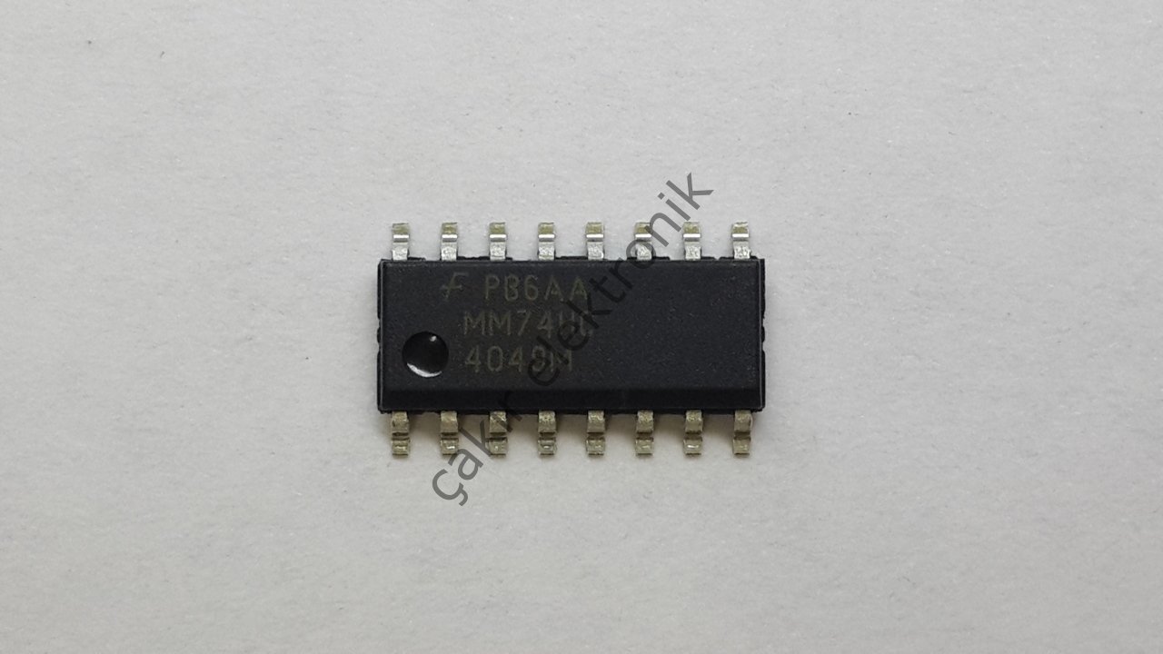 MM74HC4049M , 74HC4049M , 4049 SMD , Hex Logic Level Down Converter,