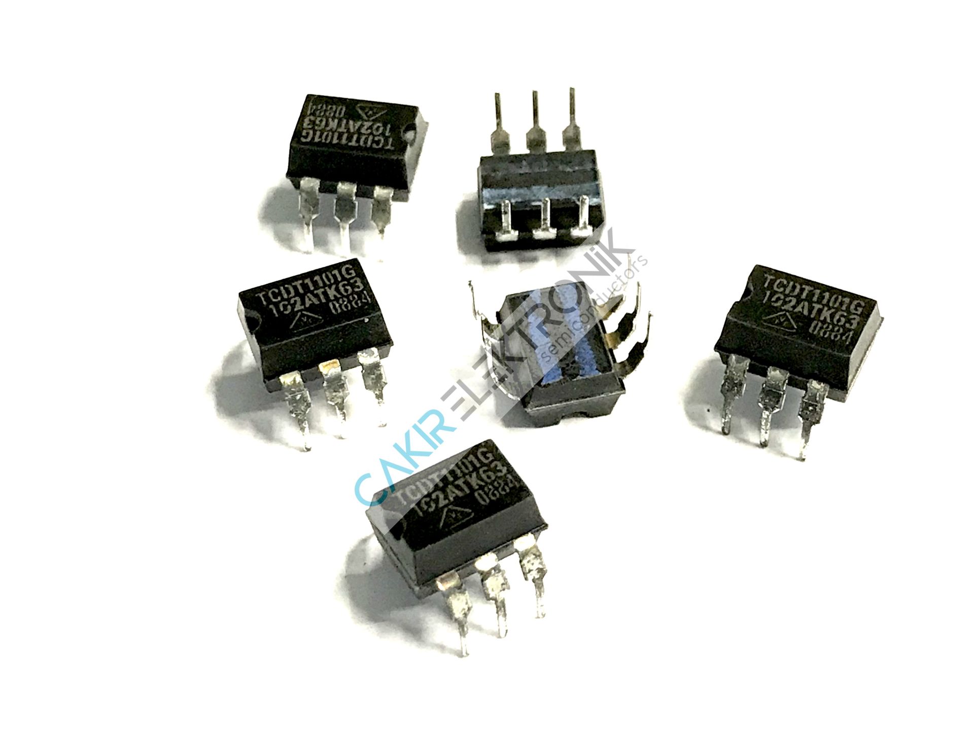 TCDT1101G , TCDT1101 DIP , Optoisolator Transistor Output 5000Vrms 1 Channel 6-DIP
