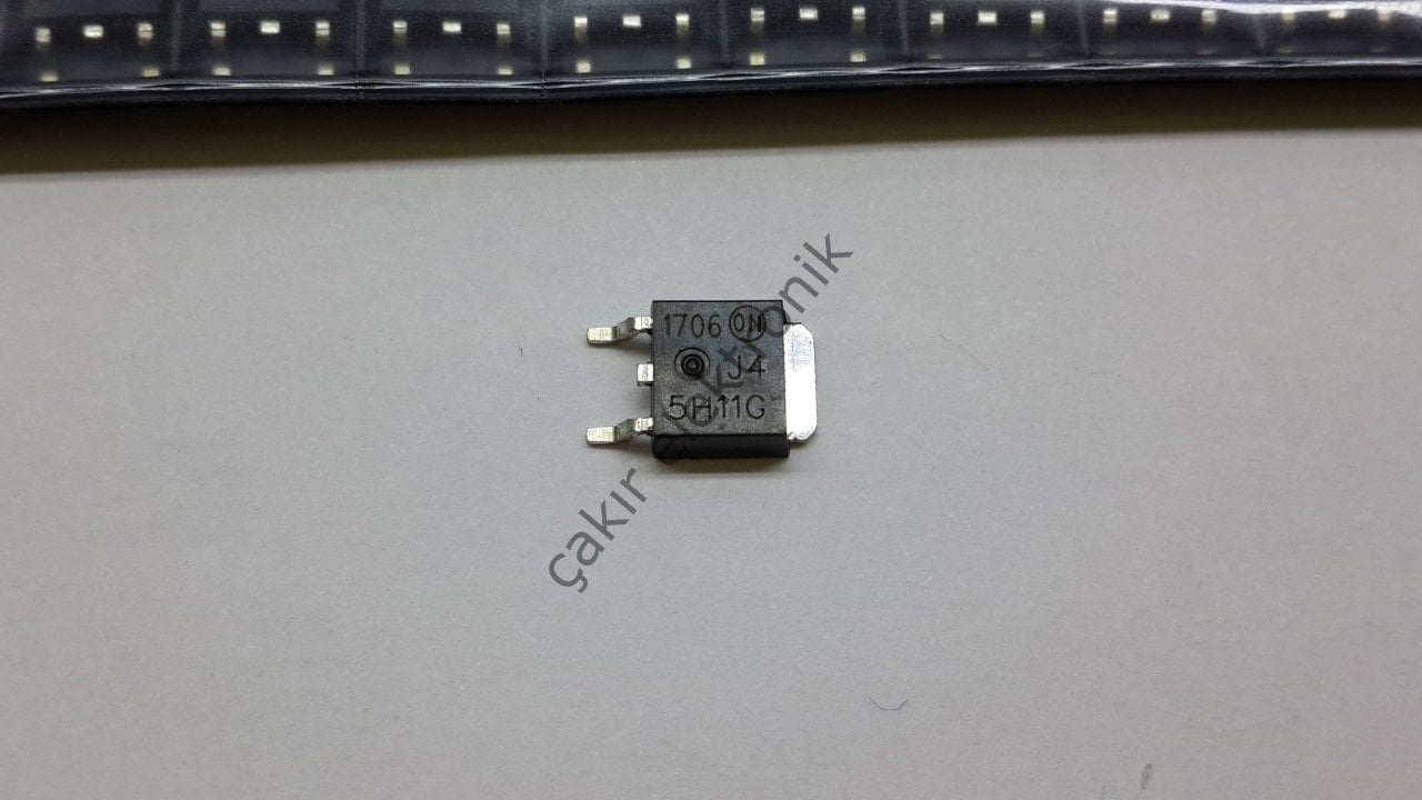MJD45H11T4G , D45H11 ,  MJD45H11 ,  TO-252 ,  10A  80V. PNP TRANSİSTÖR