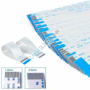 8 Pin 0.5mm 100mm Flex Kablo , 0.5MM , 8P 100MM (8PIN 10CM)FFC/FPC flexible flat cable , film kablo