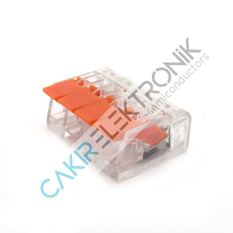 PCT-414  AWG 28-12  4LÜ KABLO BİRLEŞTİRİCİ , WAGO 221-414 MUADİLİ