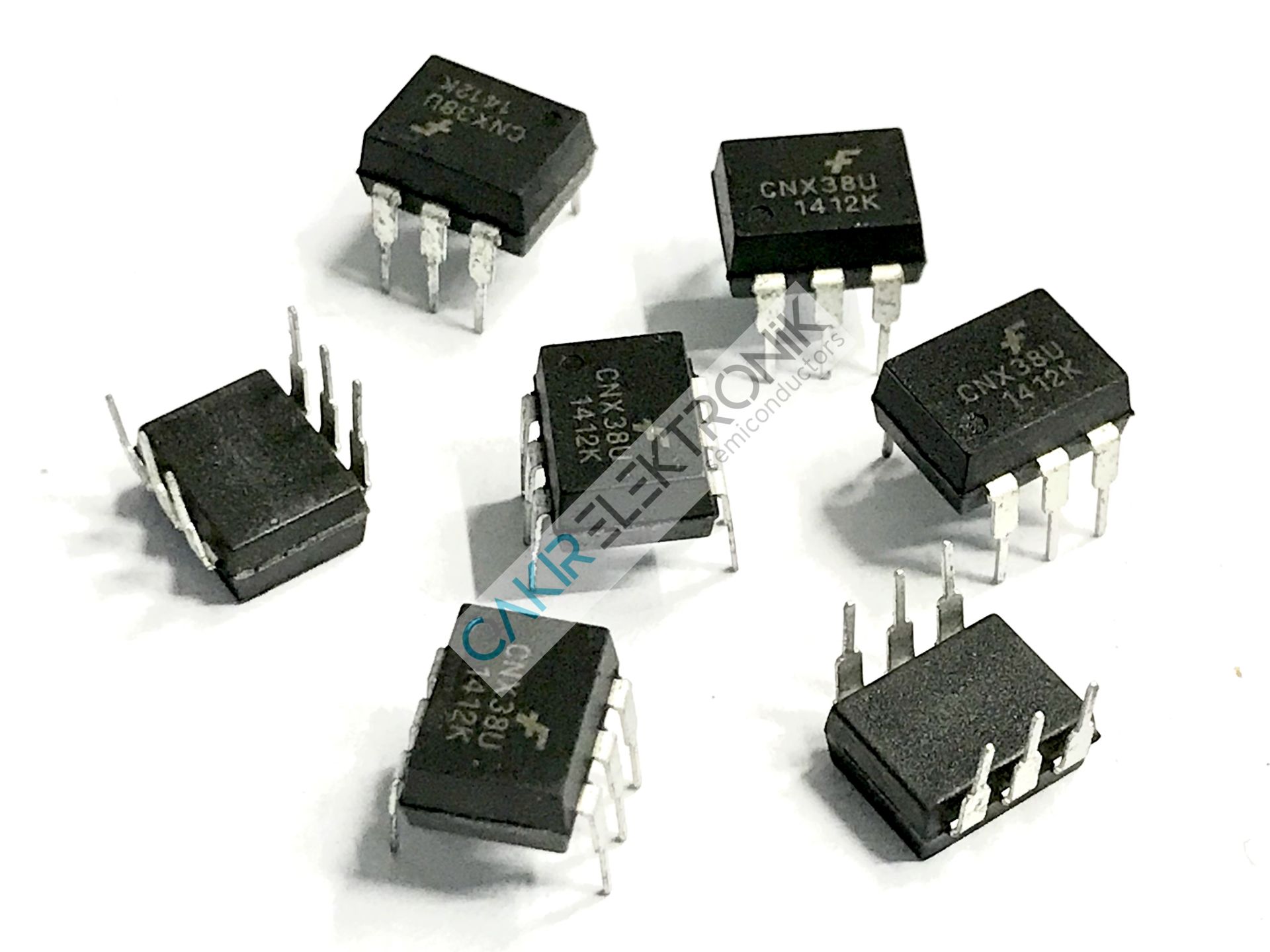 CNX38U , CNX38 , Optoisolator Transistor with Base Output 5300Vrms 1 Channel 6-DIP