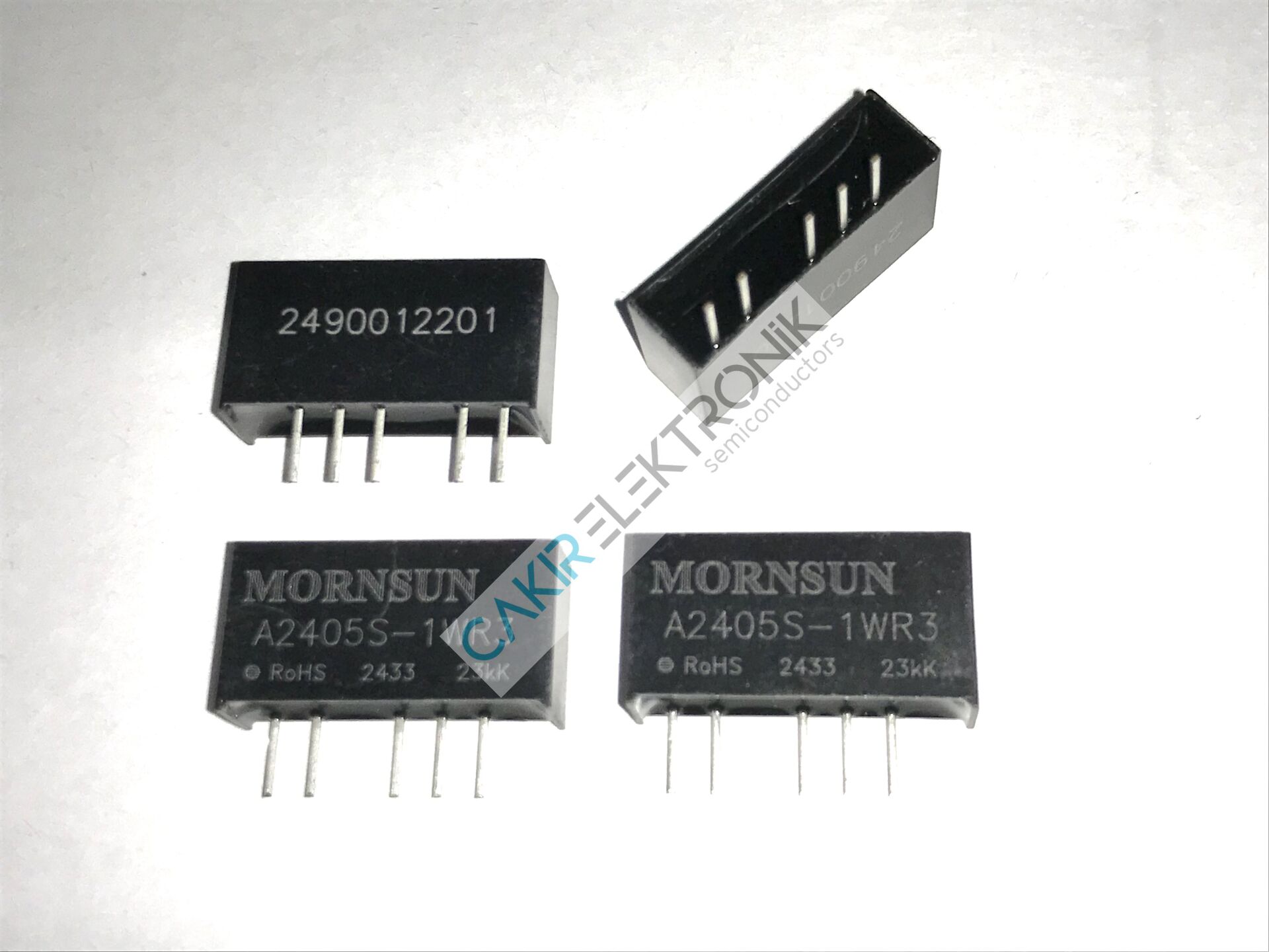 A2405S-1W , A2405S-1WR3 ,CONVERTER DC-DC 1W IN:24V OUT: + - 5V