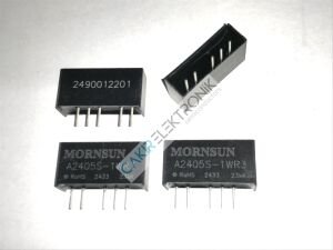 A2405S-1W , A2405S-1WR3 ,CONVERTER DC-DC 1W IN:24V OUT: + - 5V