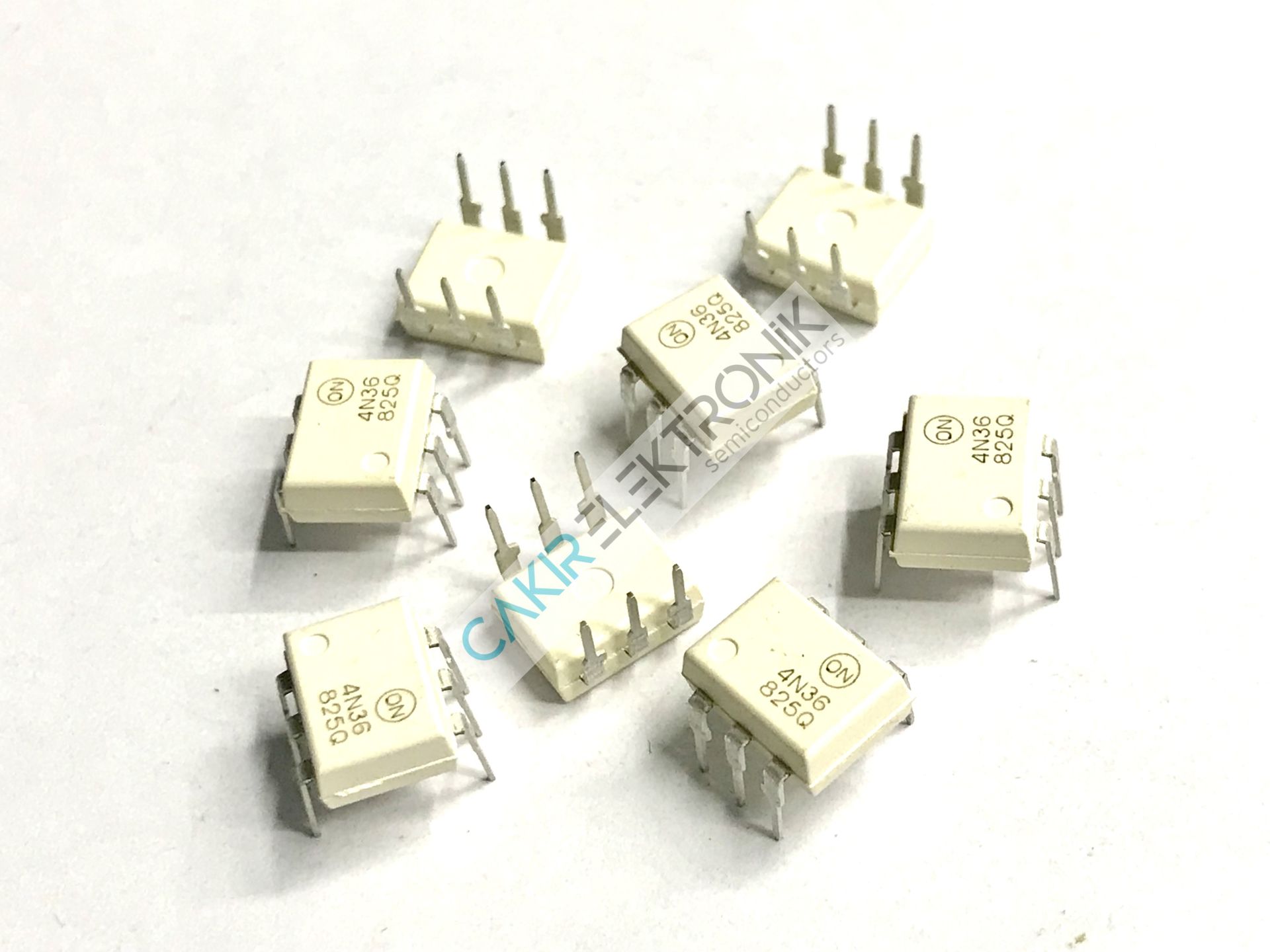 4N36M , 4N36 DIP , Optoisolator Transistor with Base Output 4170Vrms 1 Channel 6-DIP