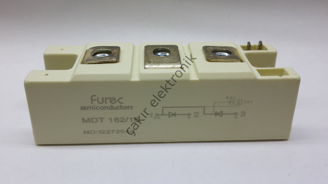 MDT162/16 ,MUADİL SKKH162/16E , SKKH 162/16E 156A. 1600V. Thyristor / Diode Modules
