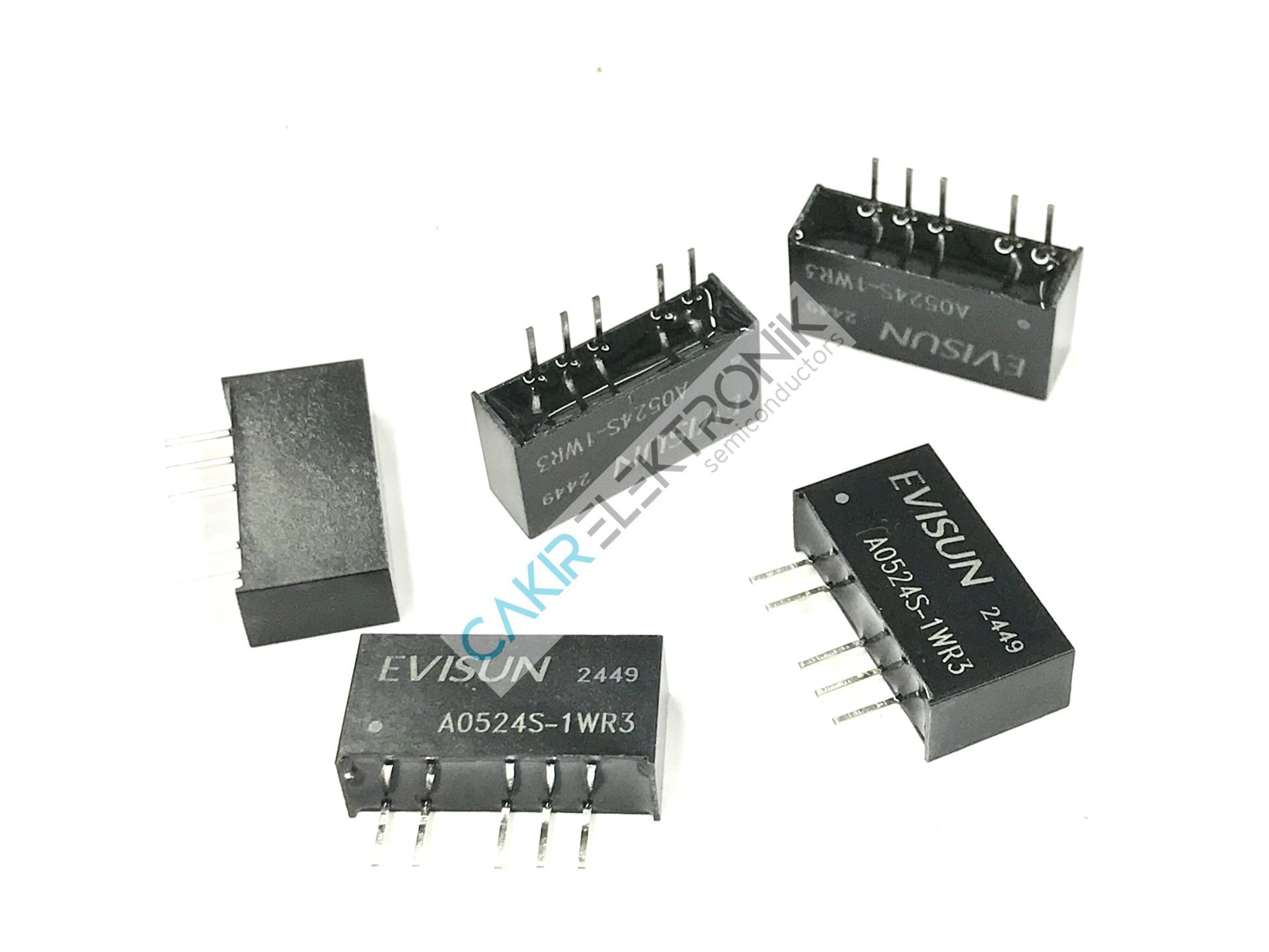 A0524S-1W - A0524S-1WR3 , İNPUT 5V. OUTPUT DUAL +- 24V EVISUN