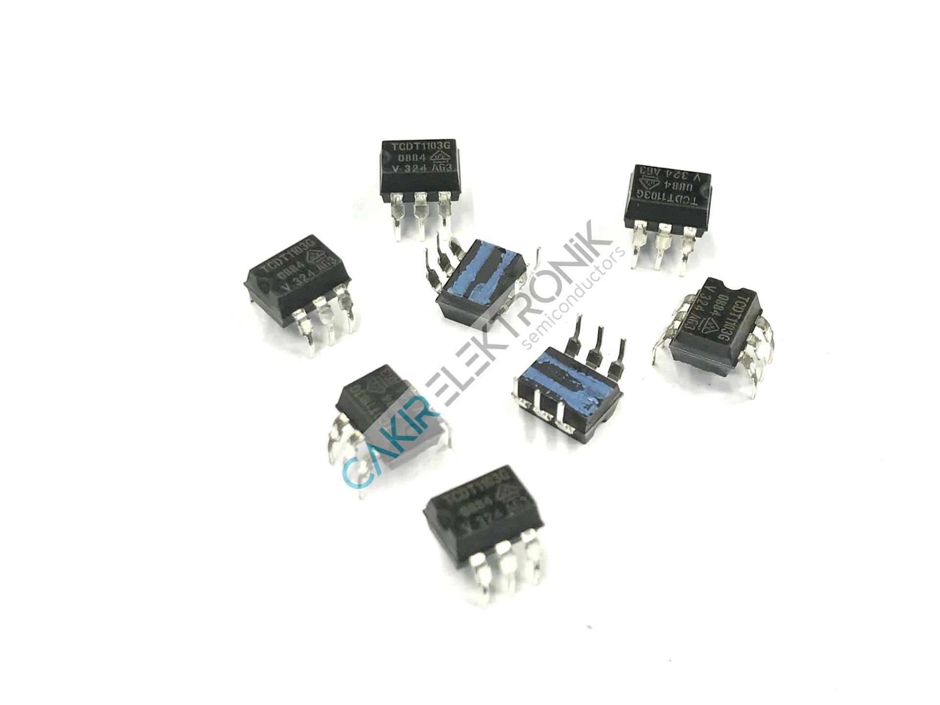 TCDT1103G , TCDT1103 DIP , Optoisolator Transistor Output 5000Vrms 1 Channel 6-DIP