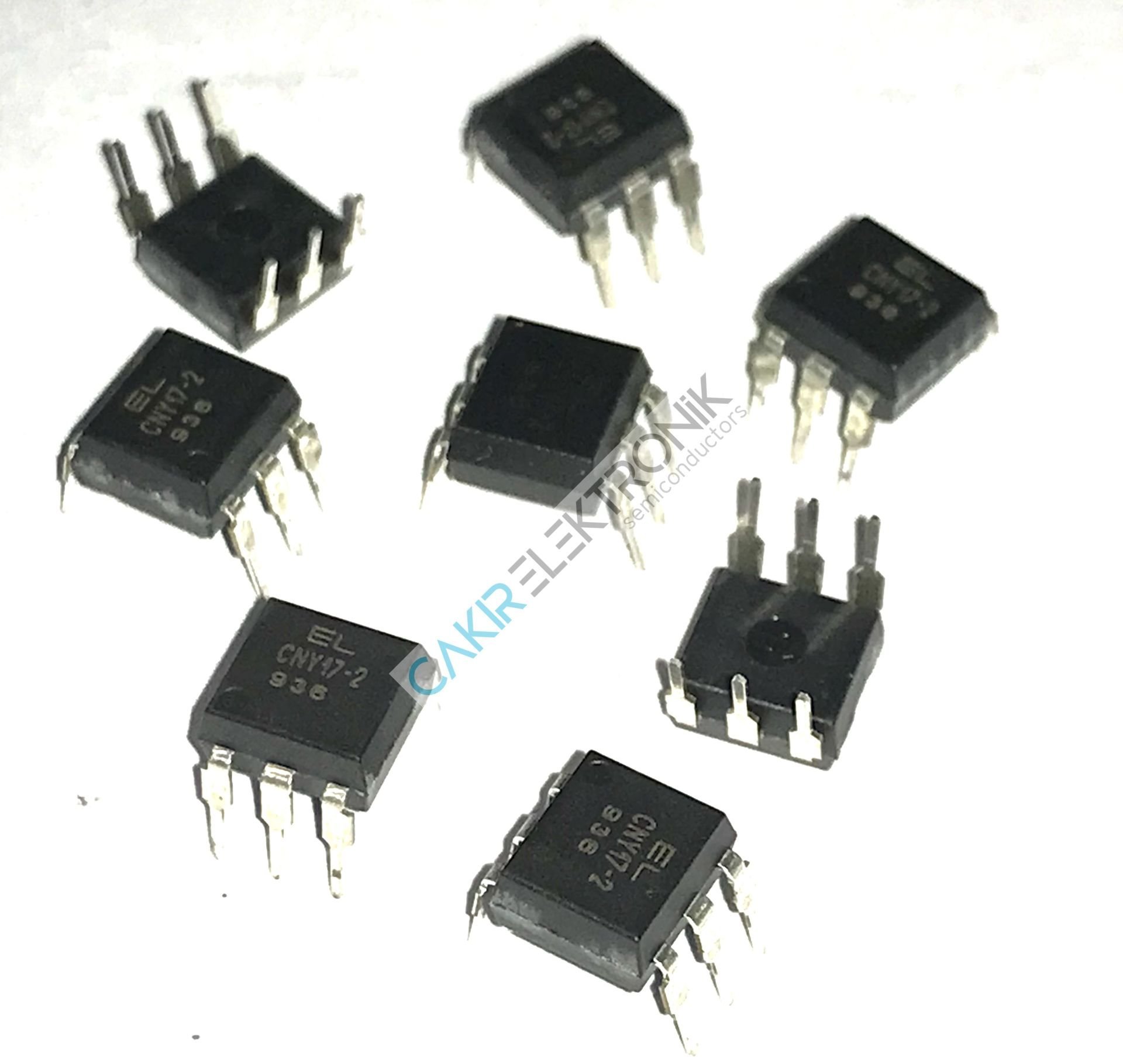 CNY17-2 , CNY17 2 , Optoisolator Transistor with Base Output 5000Vrms 1 Channel 6-DIP