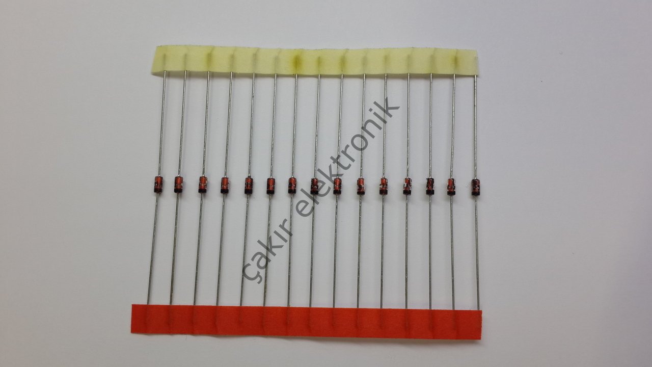 10V - ZENER DİYOT - BZX55C10 - 10V 500mW  DO-35 Zener Diodes RoHS  10 ADETTİR