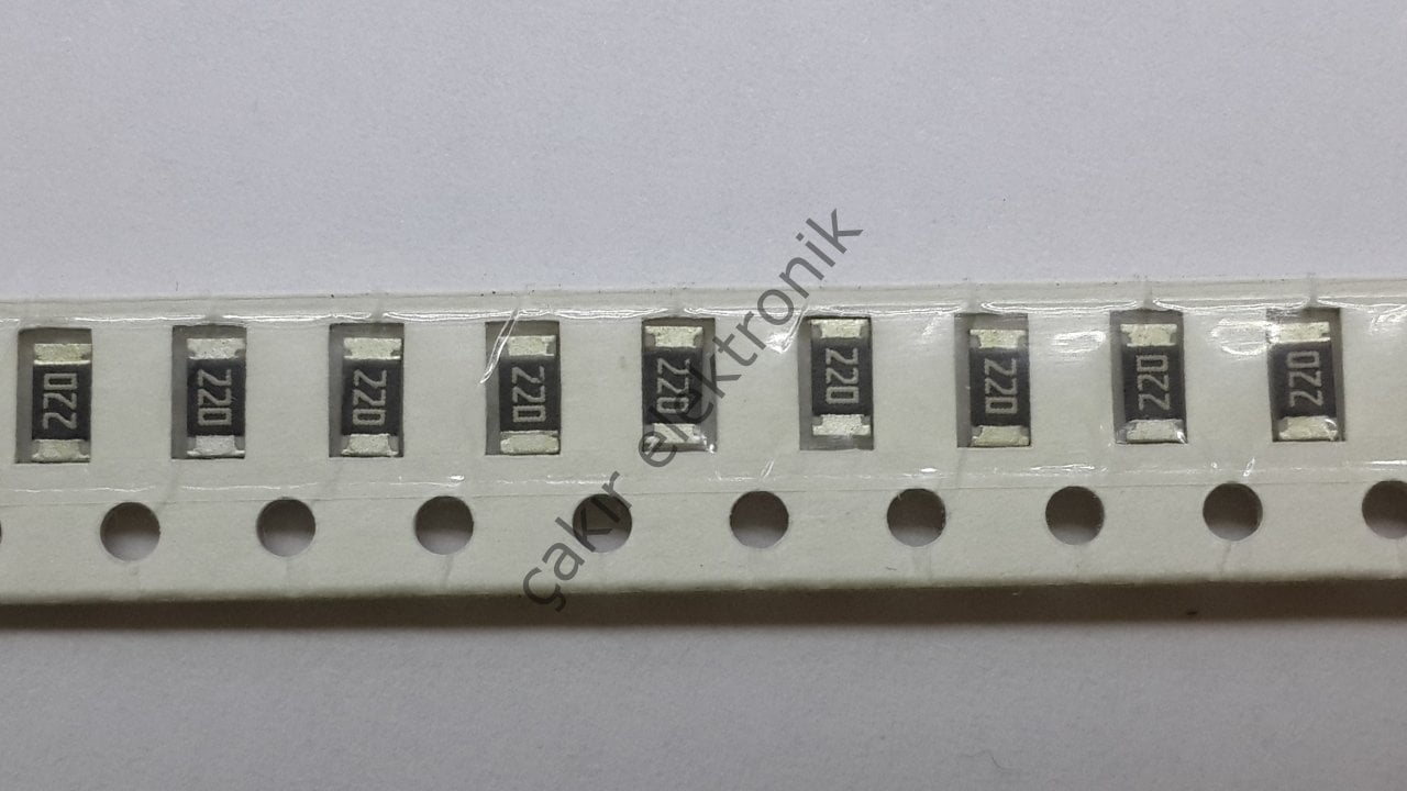 22R - 22 OHM - 220 -  1206 DİRENÇ 25 ADETTİR