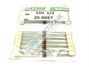 15V - BZX55C15 - 15V 500mW  DO-35 Zener Diodes RoHS