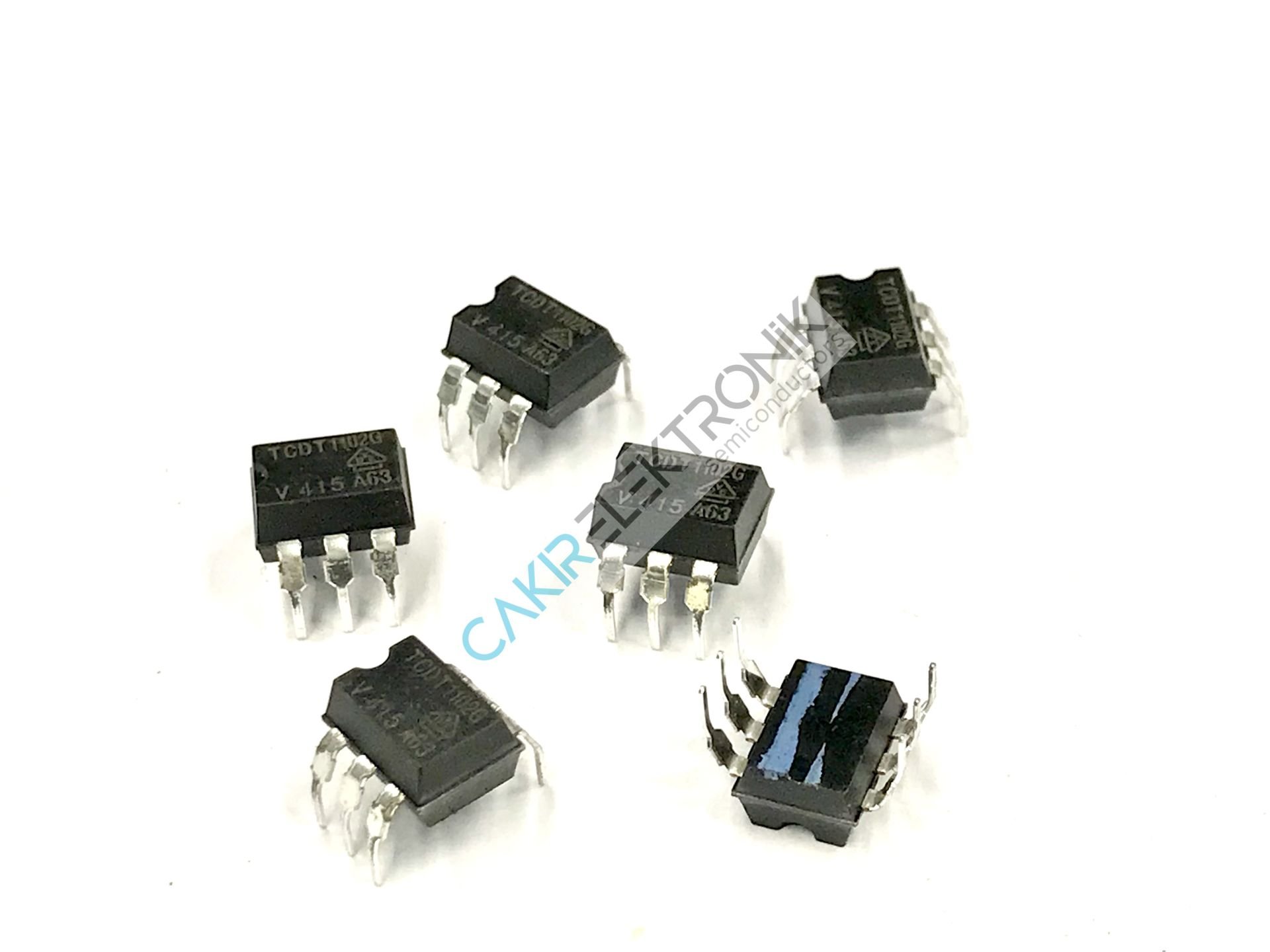 TCDT1102G , 1102G DIP , Optoisolator Transistor Output 5000Vrms 1 Channel 6-DIP
