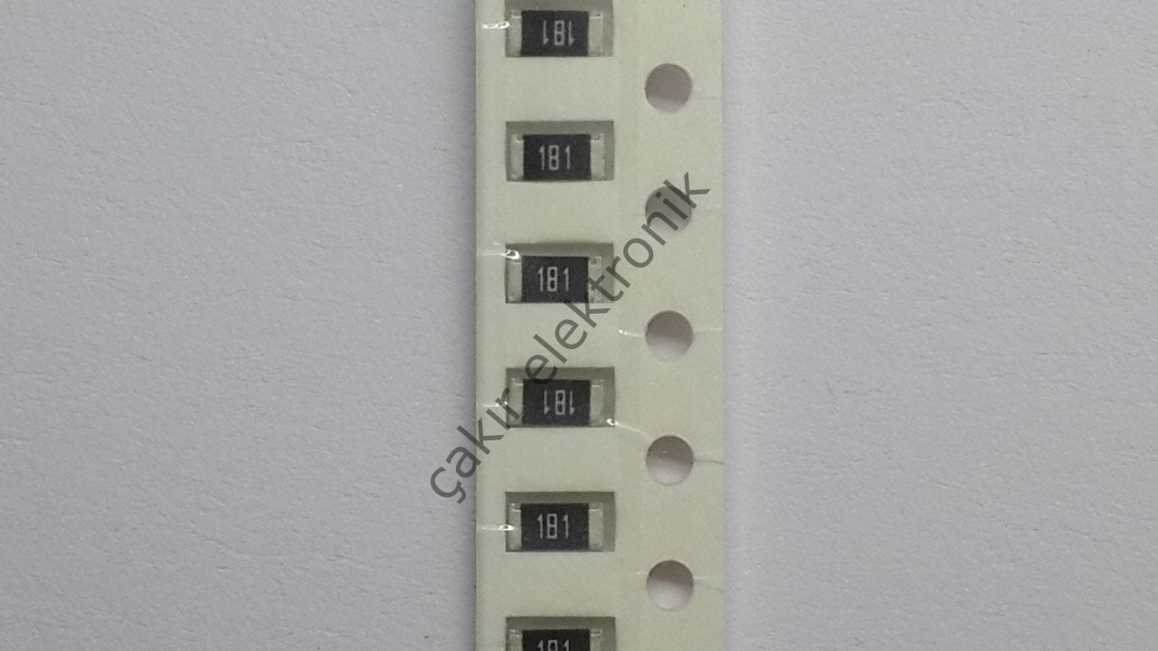 180R - 180 OHM - 181 - 1206 DİRENÇ 25 ADETTİR