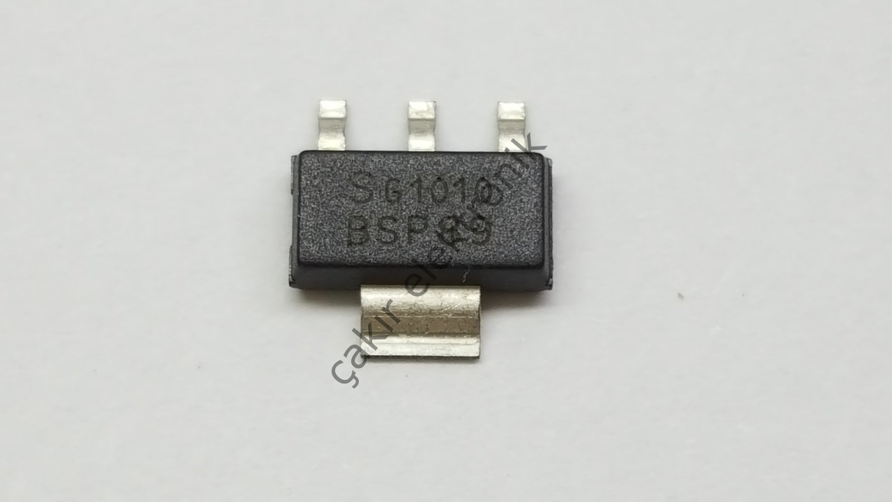 BSP89 - 350MA. 240V. NPN TRANSİSTÖR - SOT-223