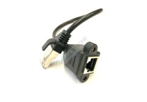 RJ45 F-M 0.3M- RJ45 50cm PANEL TİPİ ETHERNET UZATMA KABLOSU