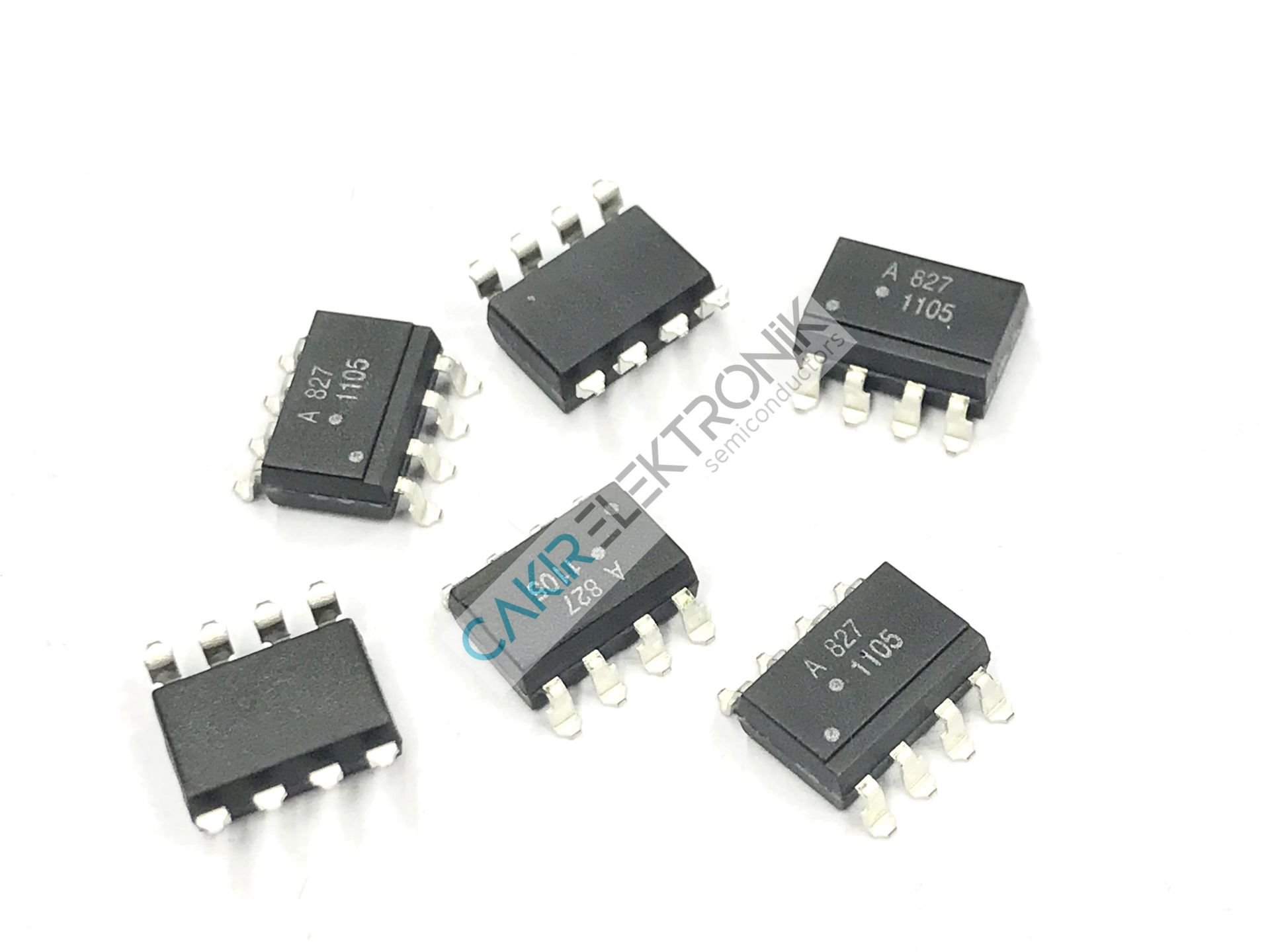 ACPL-827-300E smd , A827 , A 827 , Optoisolator Transistor Output 5000Vrms 2 Channel 8-smd