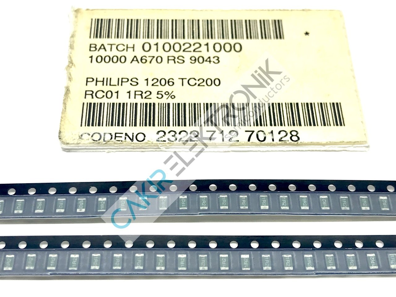 1,2R - 1.2 OHM - 1R2 1206 - 1206 DİRENÇ