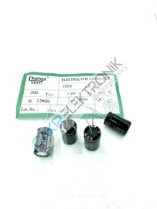 1000MF 50V - 1000UF 50V  13X20MM KONDANSATÖR 10 ADETTİR