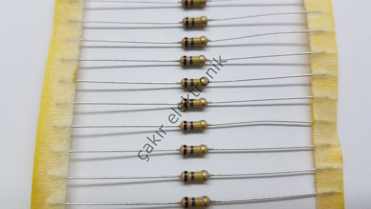 180K - 180 KOHM   1/4 DİRENÇ - CF1/4 180KΩ; 0.25W; ±5%; Ø2.3x6mm; Leads: axial