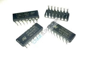 HCF4011BE , 4011BE,4011 CMOS , NAND Gate IC 4 Channel 14-DIP
