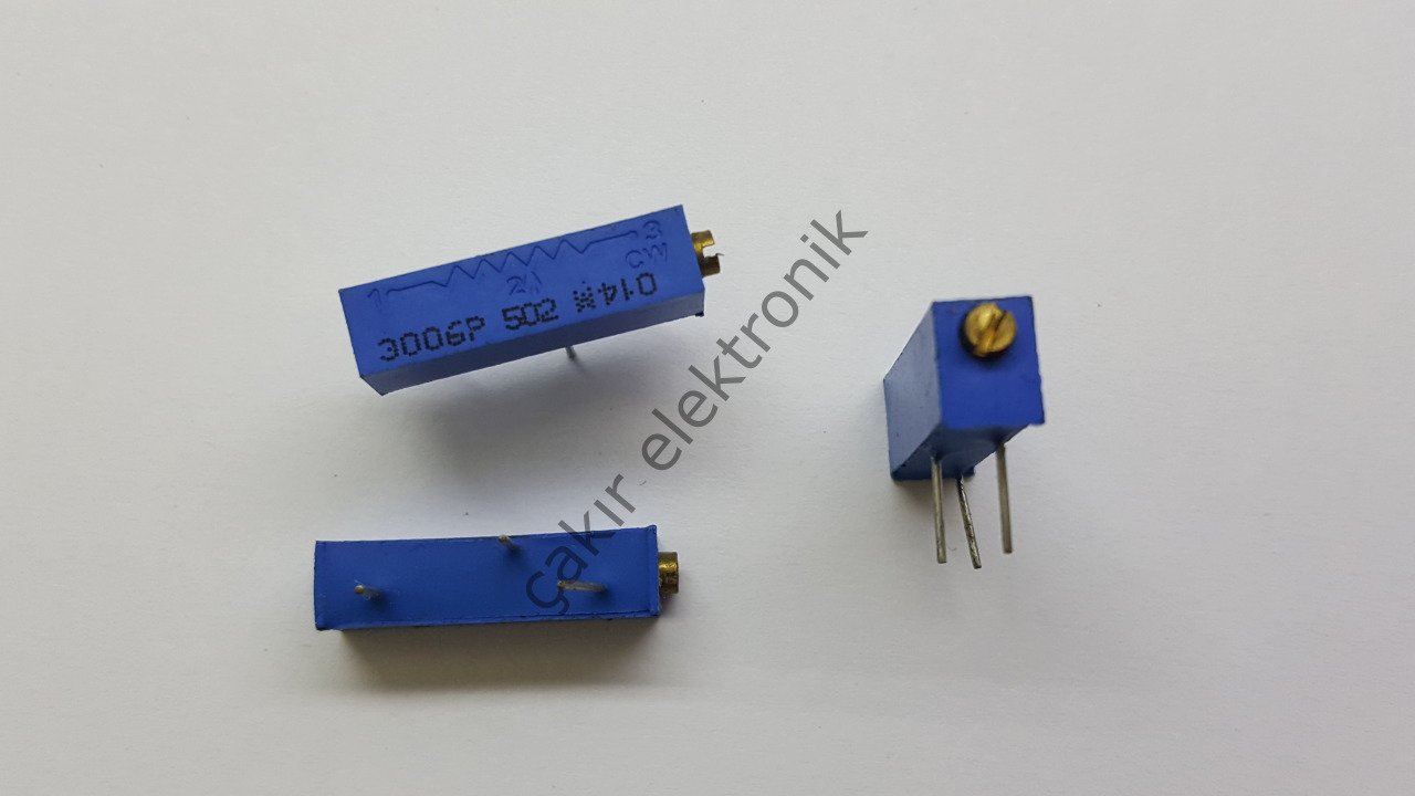5KR - 5K OHM 502  3006P - Trimpot® Trimming Potentiometers