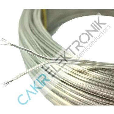 2X0.22mm² NV-Y (1 METRE) ŞEFFAF RENK KALAY KAPLI KORDON KABLO 2X0,22MM NVY KORDON KABLO  KABLO , 2x0.22mm kordon kablo