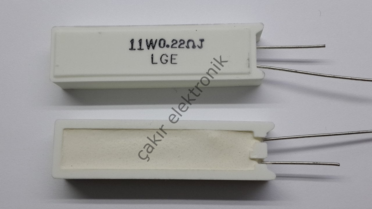 0.22R 11W  TAŞ DİRENÇ , 0,22 OHM 11WATT