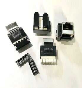 CAT5e RJ45 KEYSTONE JACK DİŞİ KONNEKTÖR