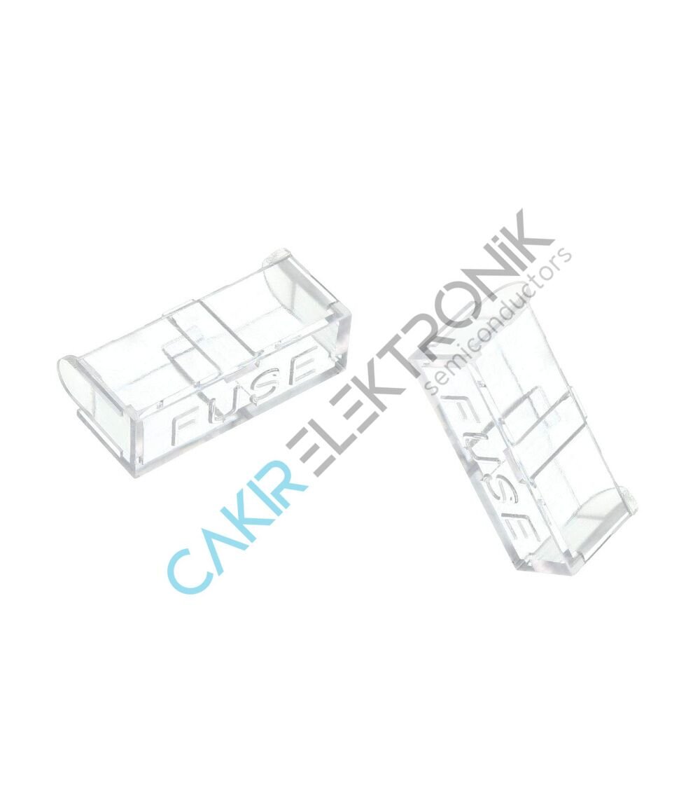 5x20MM CAM SİGORTA TUTUCU   - ELEKTRONİK DEVRELER İÇİN KORUMA KAPAĞI