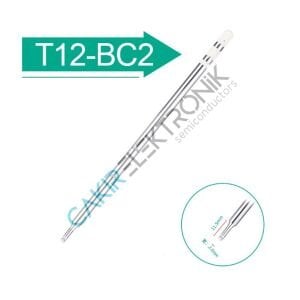 T12-BC2 HAVYA UCU  , T12 SERİSİ HAVYA UCU , T12 SERIES SOLDERING IRON TIP
