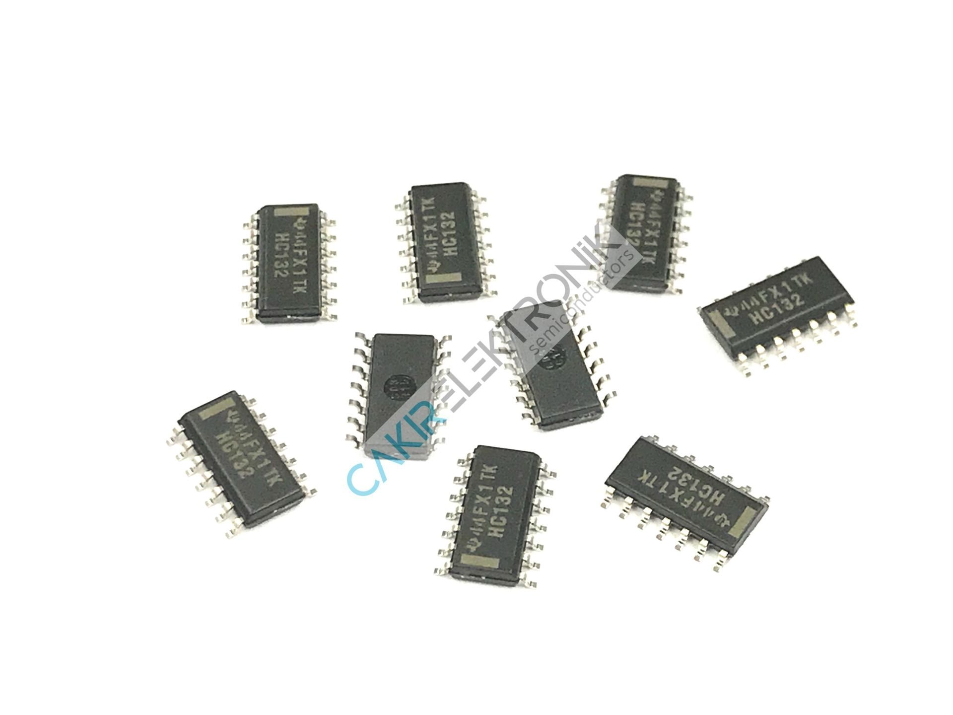74HC132 - HC132 -Quadruple Positive-NAND Gates With Schmitt-Trigger Inputs