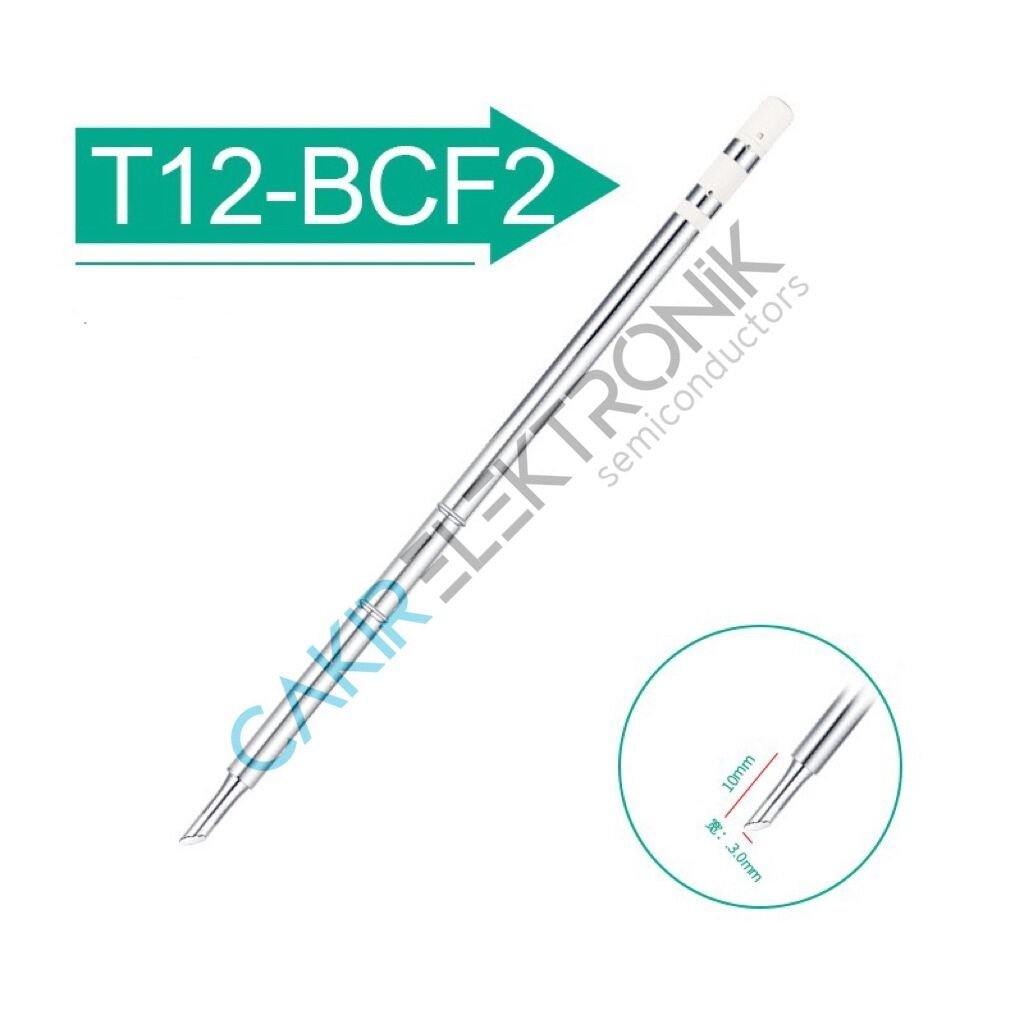 T12-BCF2 HAVYA UCU  , T12 SERİSİ HAVYA UCU , T12 SERIES SOLDERING IRON TIP