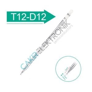 T12-D12 HAVYA UCU  , T12 SERİSİ HAVYA UCU , T12 SERIES SOLDERING IRON TIP