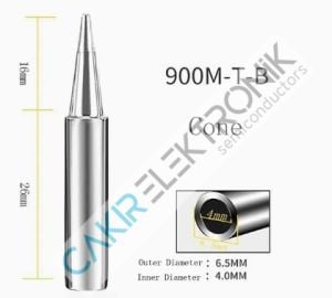900M-T-B , 900M SERIES SOLDER TIP , 900 SERİSİ HAVYA UCU