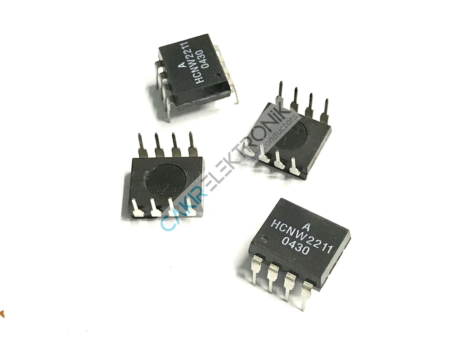 HCNW2211 PDIP-8 LOGIC OUTPUT , HCNW2211-000E , Logic Output Optoisolator 5MBd Push-Pull, Totem Pole 5000Vrms 1 Channel 10kV/µs CMTI 8-DIP