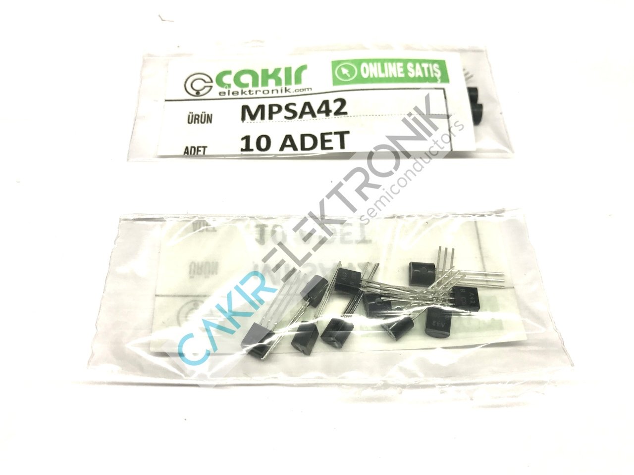 MPSA42 - A42 -  High Voltage Transistor - 300V. 500MA.