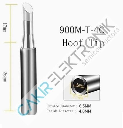 900M-T-4C , 900M SERIES SOLDER TIP , 900 SERİSİ HAVYA UCU