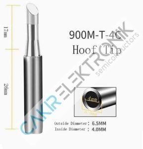 900M-T-4C , 900M SERIES SOLDER TIP , 900 SERİSİ HAVYA UCU