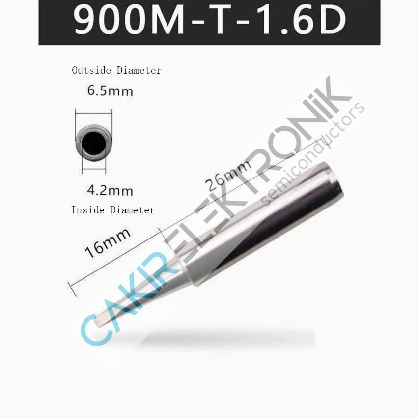 900M-T-1.6D , 900M SERIES SOLDER TIP , 900 SERİSİ HAVYA UCU