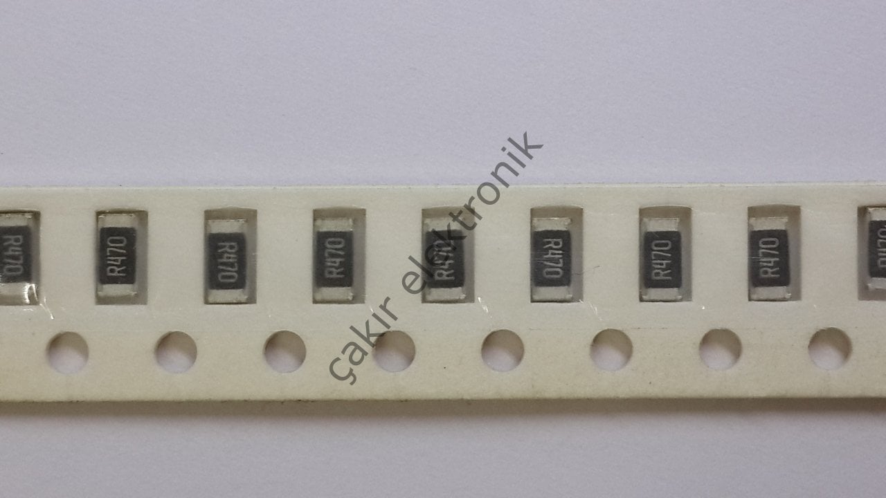 0,47R - 0.47 OHM -   R470 -  %1 1206  DİRENÇ   25 ADET