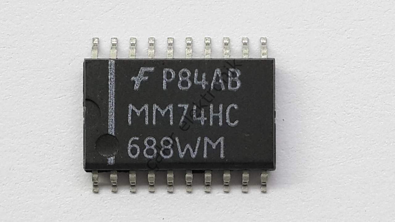 74HC688 - MM74HC688WM - 74HC688D - SO20W - 8 BİT COMPRATÖR