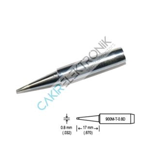 900M-T-0.8D , 900M SERIES SOLDER TIP , 900 SERİSİ HAVYA UCU